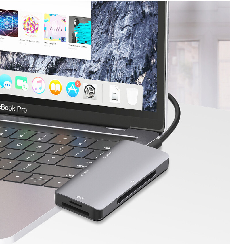 5in1 USB 3.0 SD CF Compact Flash TF MicroSD Card Reader for U Disk Mouse Writer