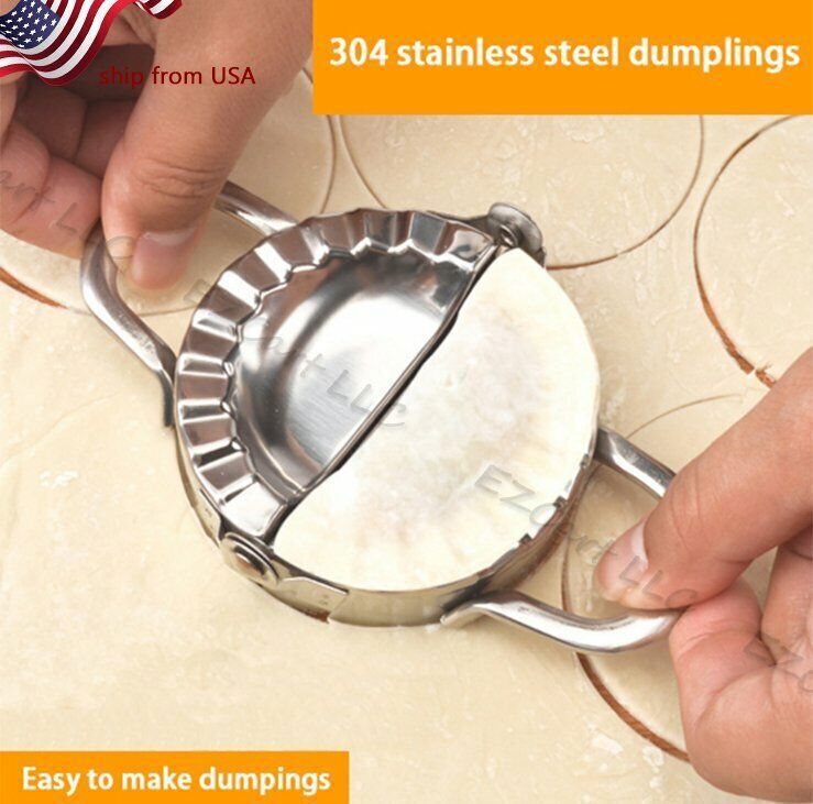 Stainless Steel Dough Press Maker Dumpling Pie Ravioli Making Mold Mould Tools