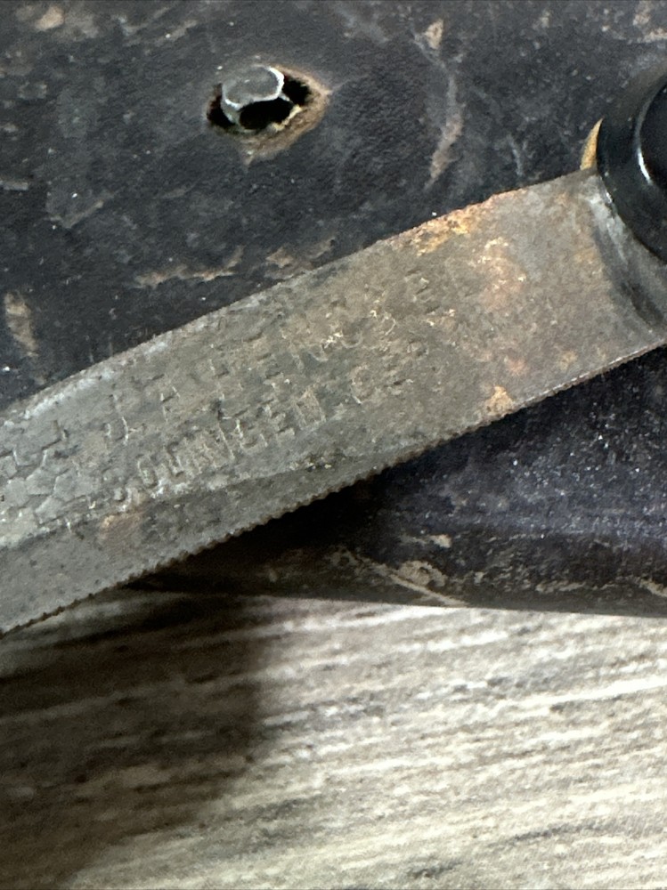 JA Henckels Graef & Schmidt Solingen Straight Razor Unrestored