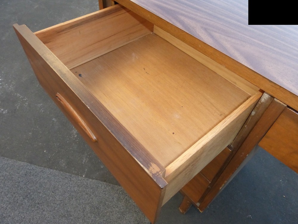 Vintage Danish Mid Century Modern Writing Desk