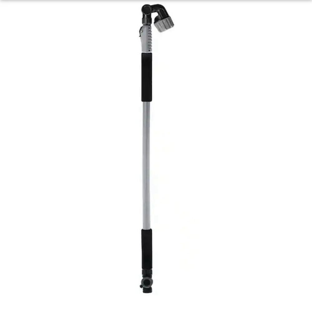 72 In. Extendable 4-Pattern Thumb Control Watering Wand Garden Lawn
