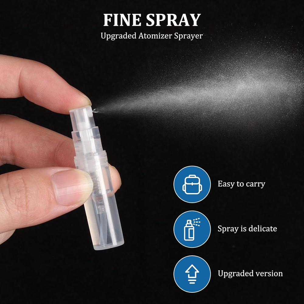 Mini Perfume Sample Bottles 10 Pack 3 Ml Plastic Small Perfume Spray Bottle Fi