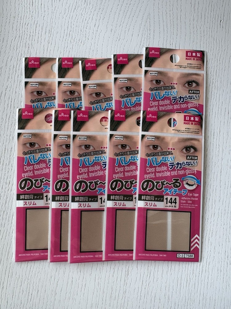 Daiso Double Eyelid Eye Tape 144 Sheets X 10