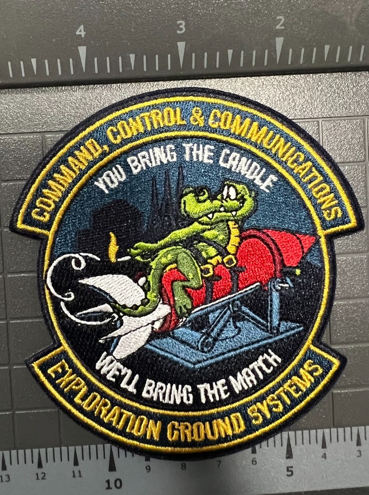 NASA Artemis Orion Space Launch Exploration Ground Systems Embroidered Patch