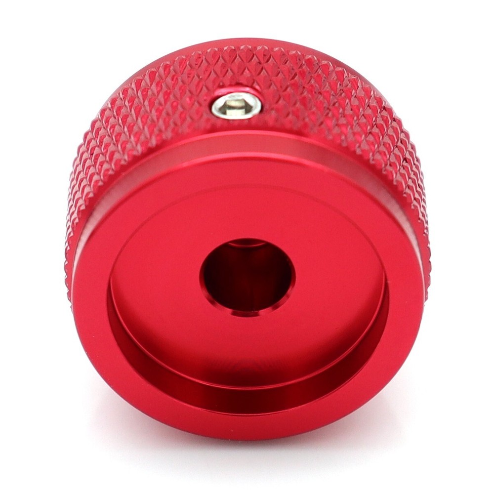 4x Guitar Knobs Aluminum Alloy Electronic Control Potentiometer Audio Knobs Red