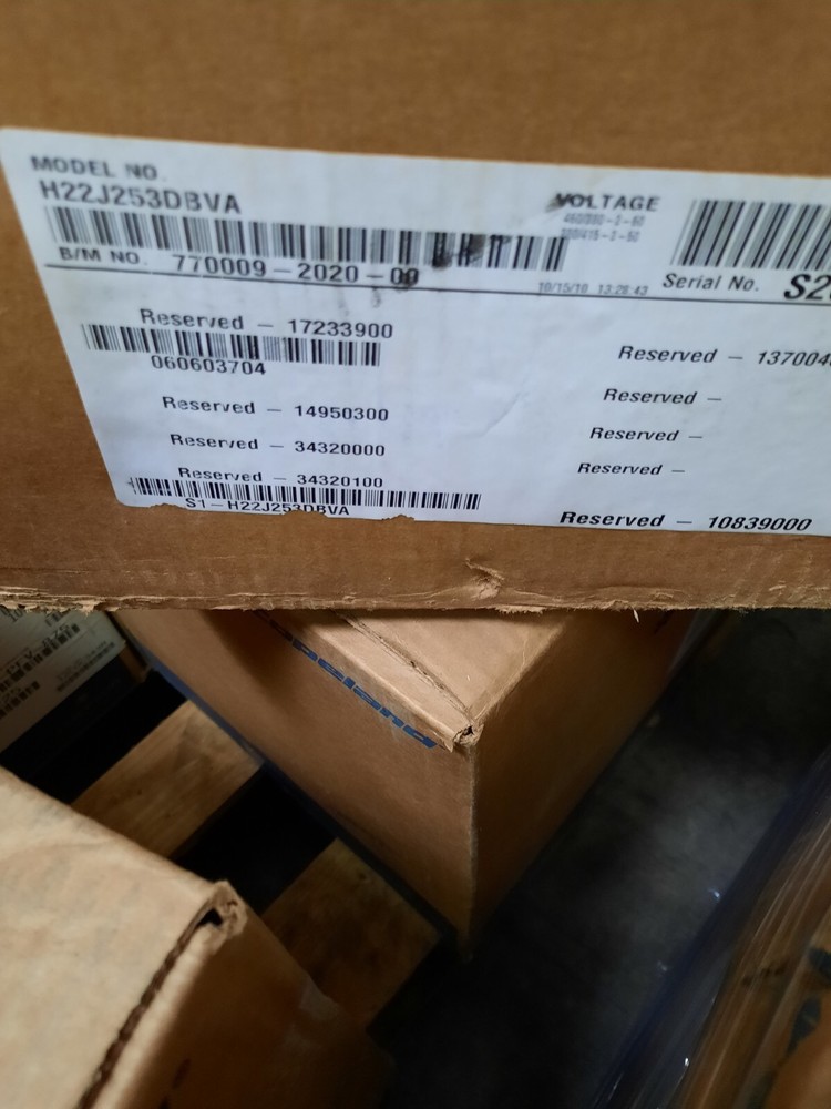 BRISTOL H22J253DBVA COMPRESSOR 25,000BTU -R22 - 460V 3PH     BR2 015