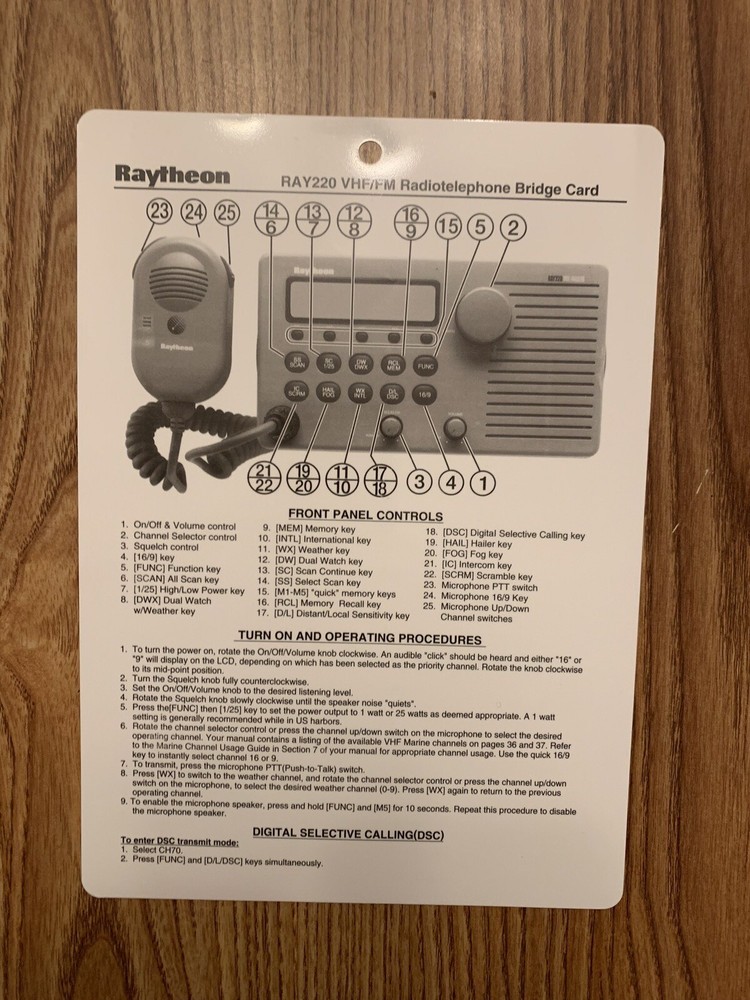 Ray Marine Ray220VHF/Hailer
