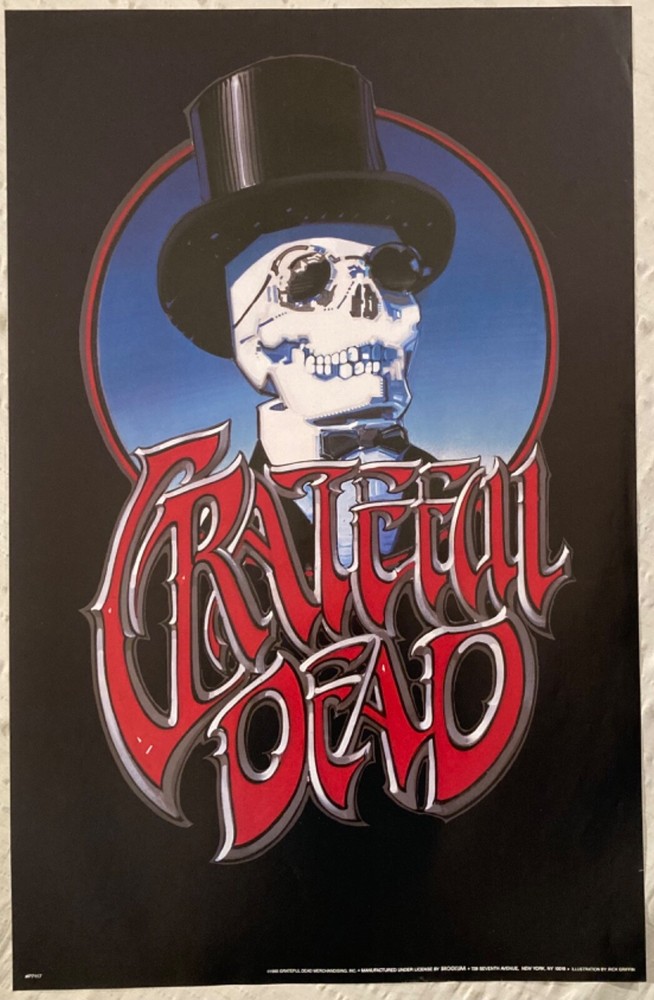 Grateful Dead 1990 Poster Brockum New York City I