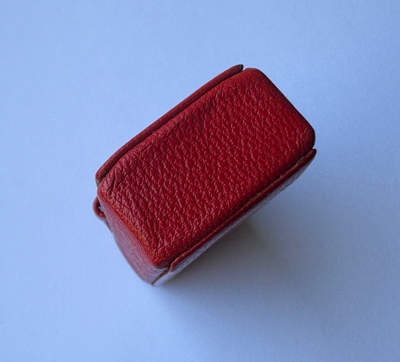 IMMACULATE & RARE Dunhill RED Leather Rollagas Pouch