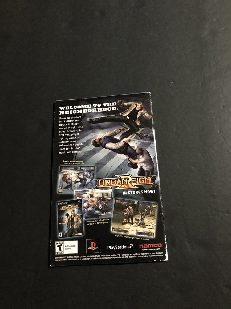 soul calibur 3 ps2 manual only
