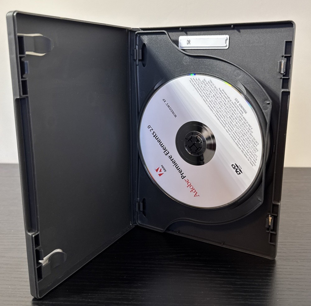 Photoshop Elements 4.0 AND Adobe Premier Elements 2.0 w Product Serial Key Code