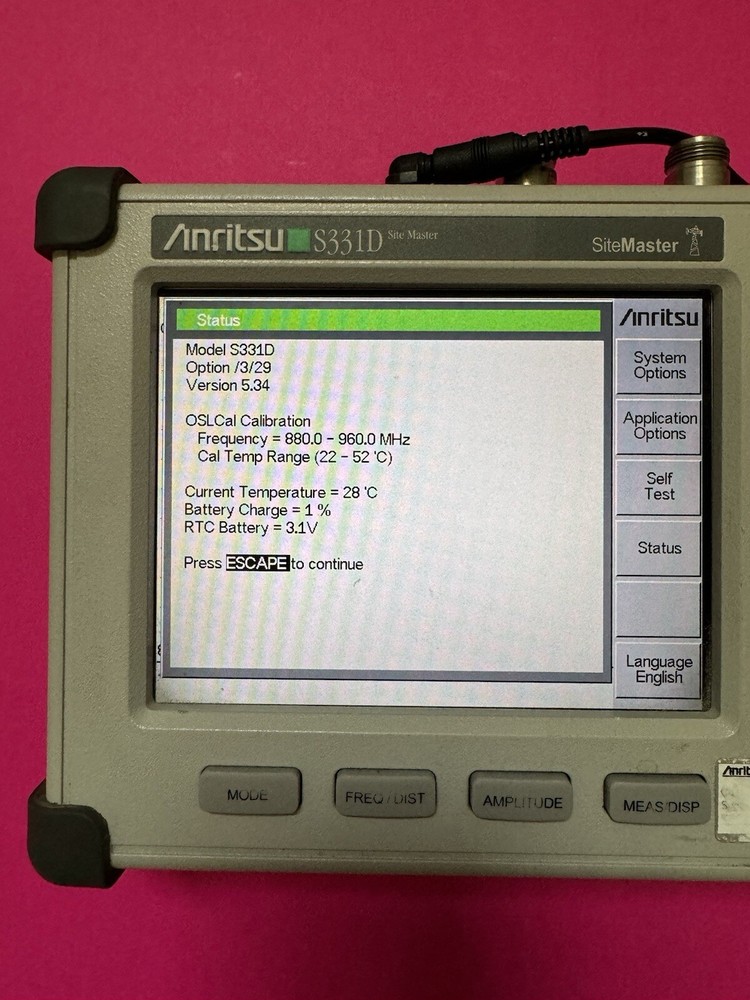 Anritsu S331D SiteMaster Unit Only READ