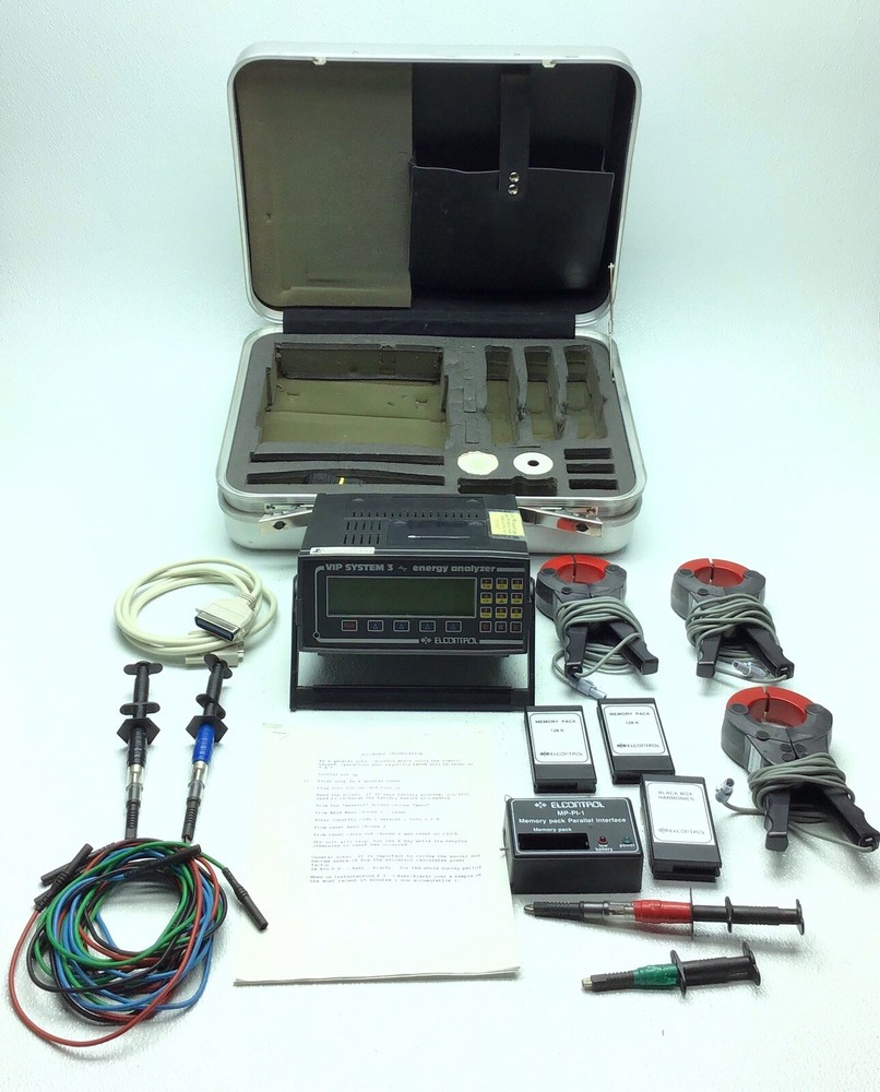ELCONTROL VIP SYSTEM 3 ENERGY ANALYZER