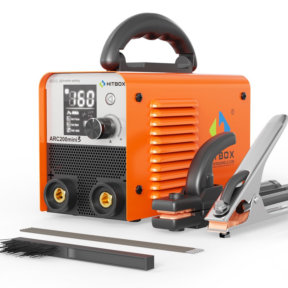 HITBOX Mini Welding Machine 110V MMA/TIG w/ VRD Function 160A Compact ARC Welder