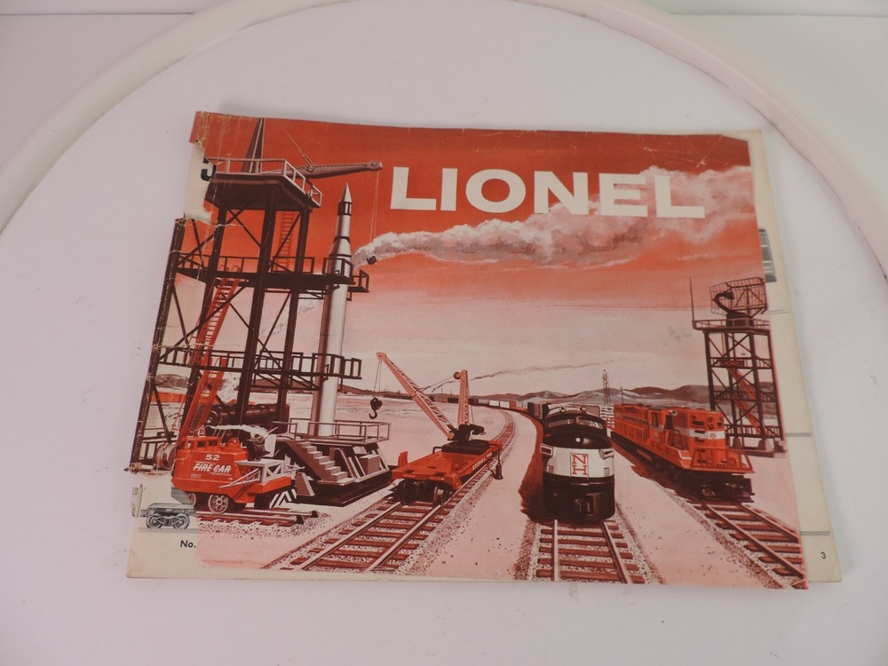 Lionel Model Train Catalog Brochure 1958 Prices Models Accessories