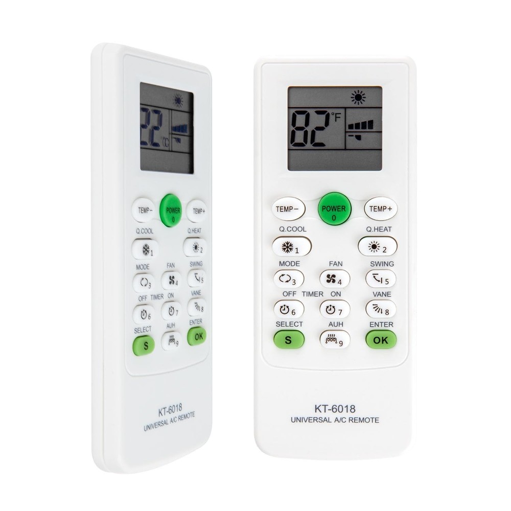 Universal AC Remote Control - 6000 in 1 LCD A/C Conditioning 6000 1, WHITE