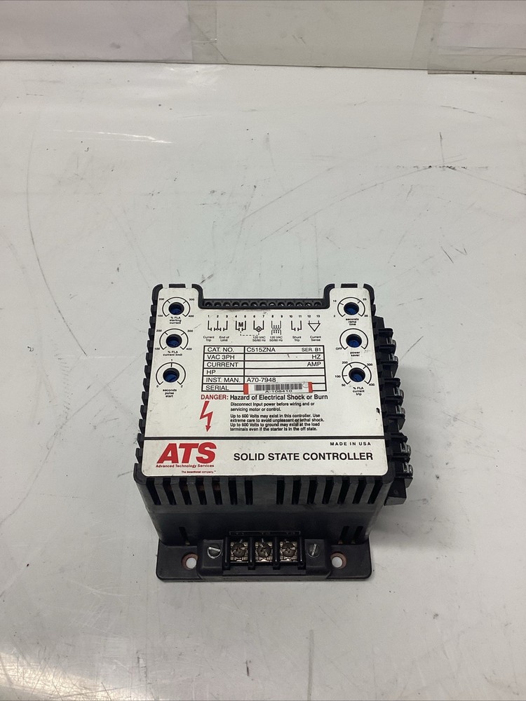 ATS C515ZNA Solid State Controller Soft Starter Motor Control SER B1 U-057