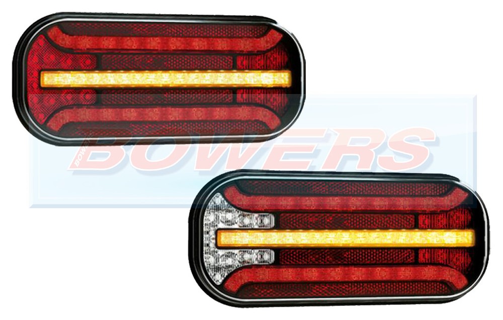 2x LED REAR COMBINATION LIGHTS + PROGRESSIVE/DYNAMIC/SEQUENTIAL/MOVING INDICATOR