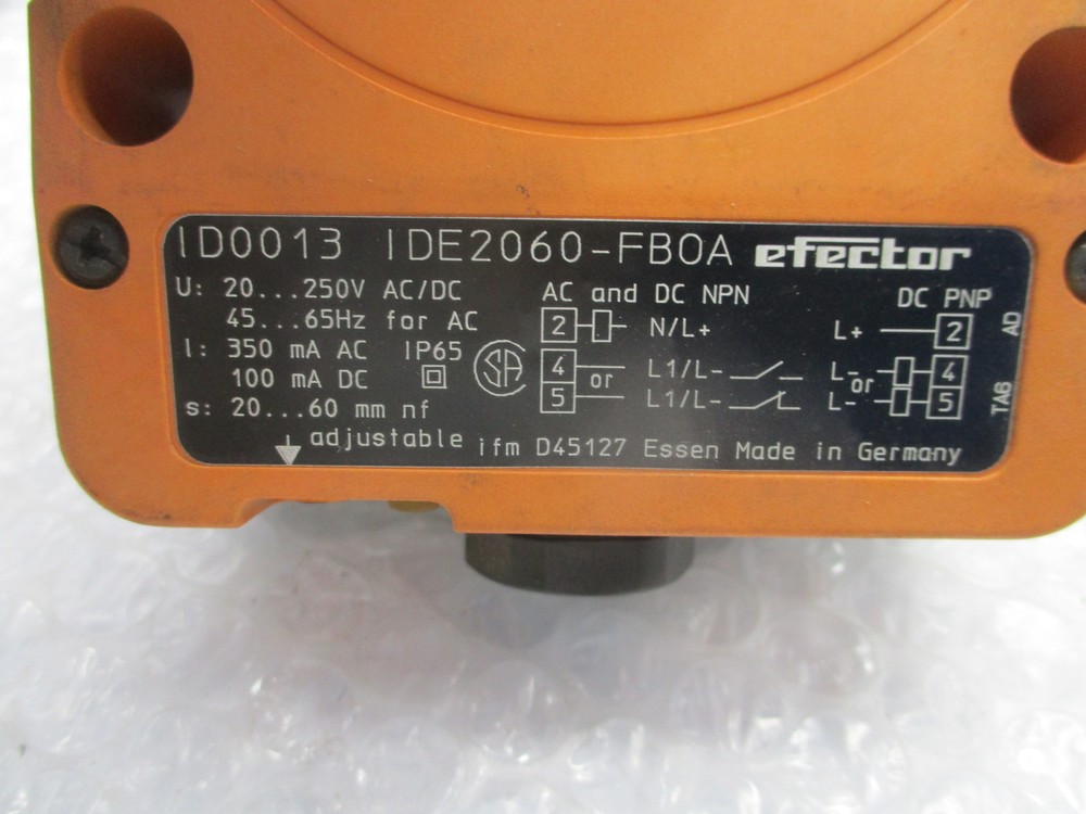 EFECTOR ID0013 IDE2060-FBOA SWITCH NSNP