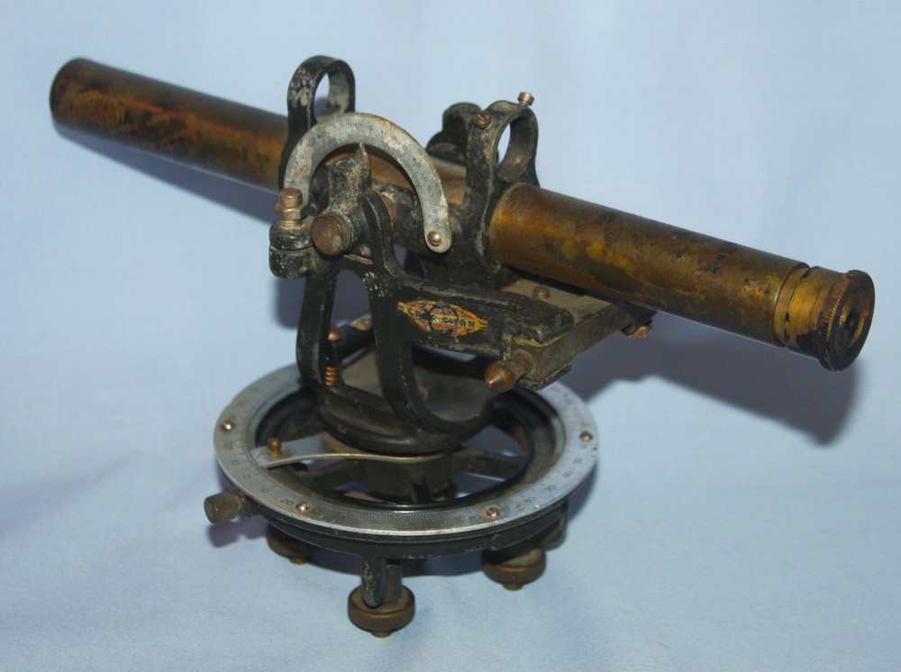 Vintage Brass Craftsman Transit Surveyor