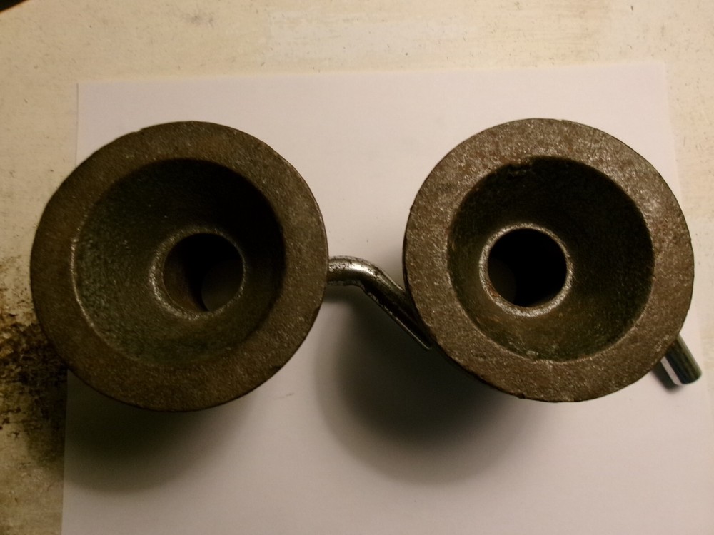 (2) VINTAGE 1" BAR COLLARS