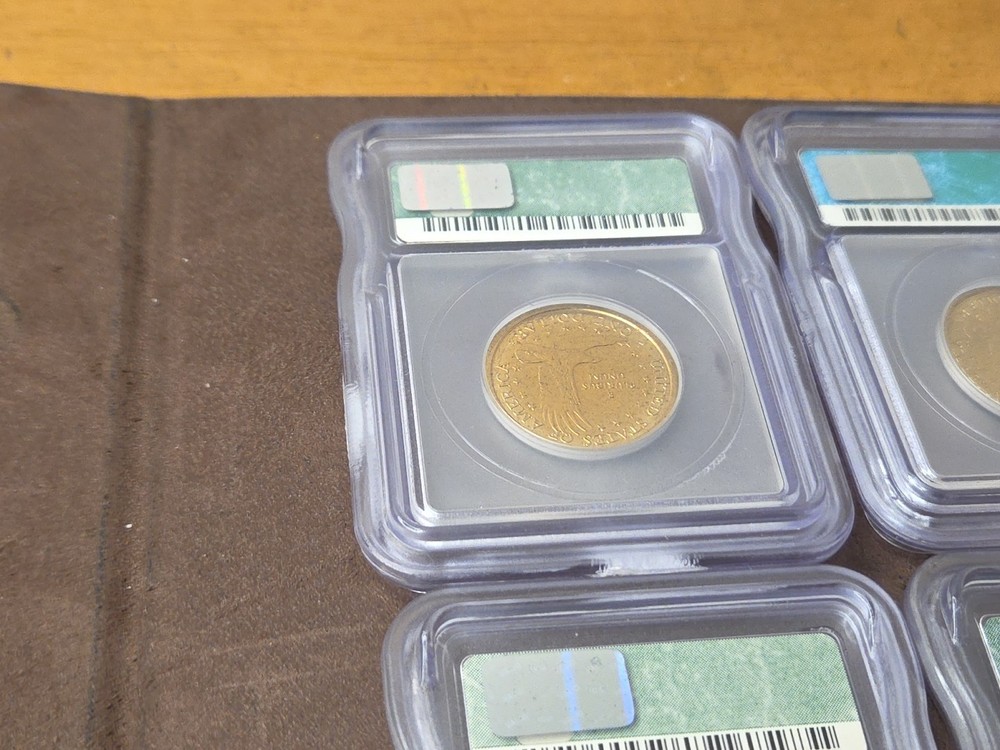 AUTHENTICATED SACAGAWEA DOLLAR COINS ASSORTED YEARS