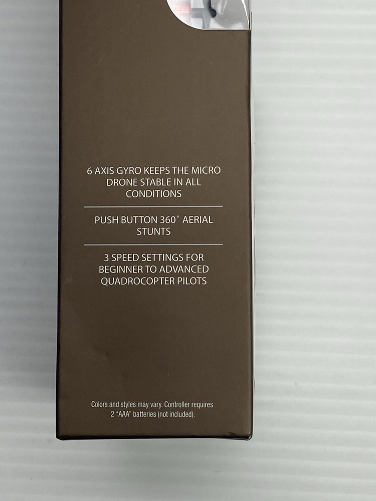 Micro Drone Propel Navigator Pace Wireless Quadcopter Beginner Stunt Drone Red