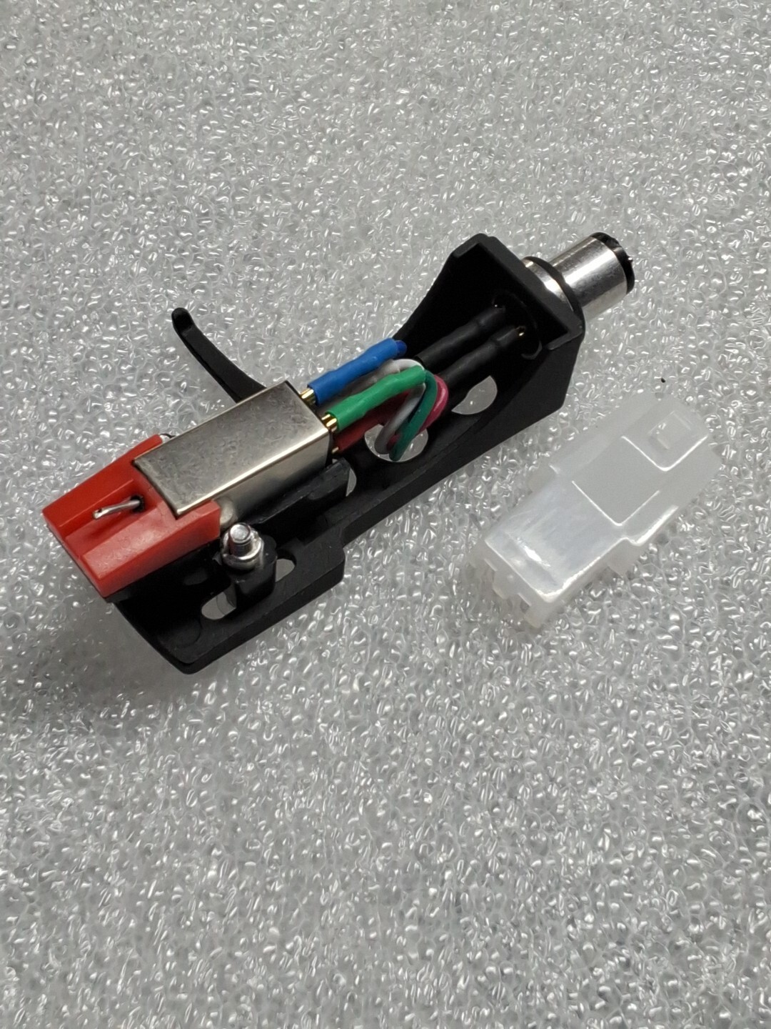 TECHNICS STYLE BLACK Headshell JAPAN Cartridge COMBO with new Diamond Stylus