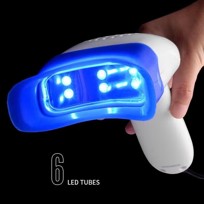 Portable Teeth Whitening Machine Bleaching Accelerator 6 LEDs Cold Light YS-TW-A