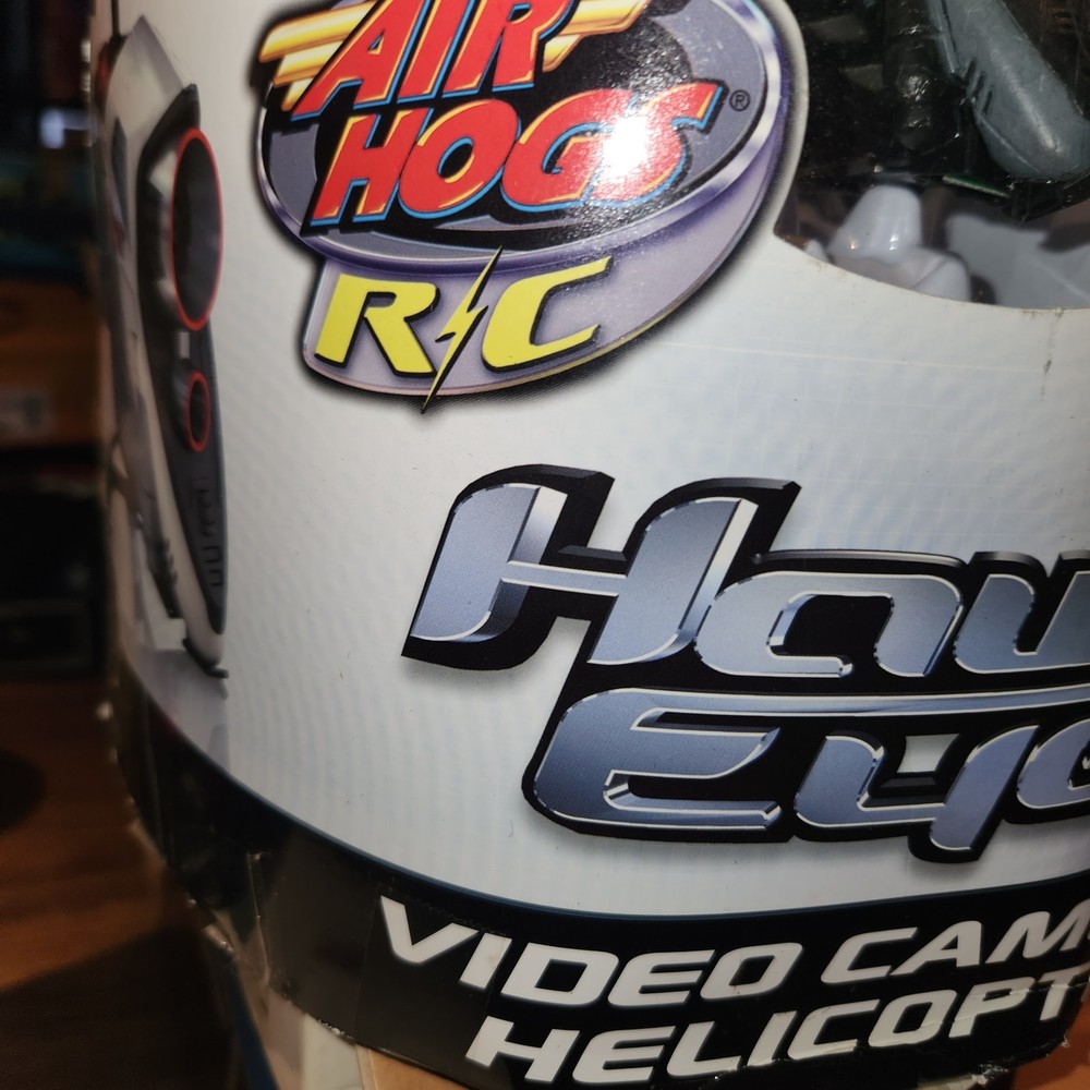 SPIN MASTER - Air Hogs - Hawk Eye - dark Gray - VIDEO CAMERA HELICOPTER NEW
