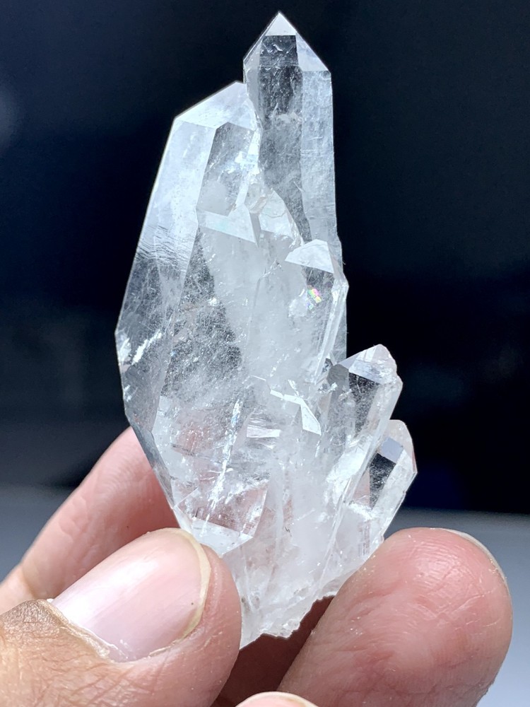 Faden Quartz DT Transparent Crystal Has Good Luster & Nice Termination