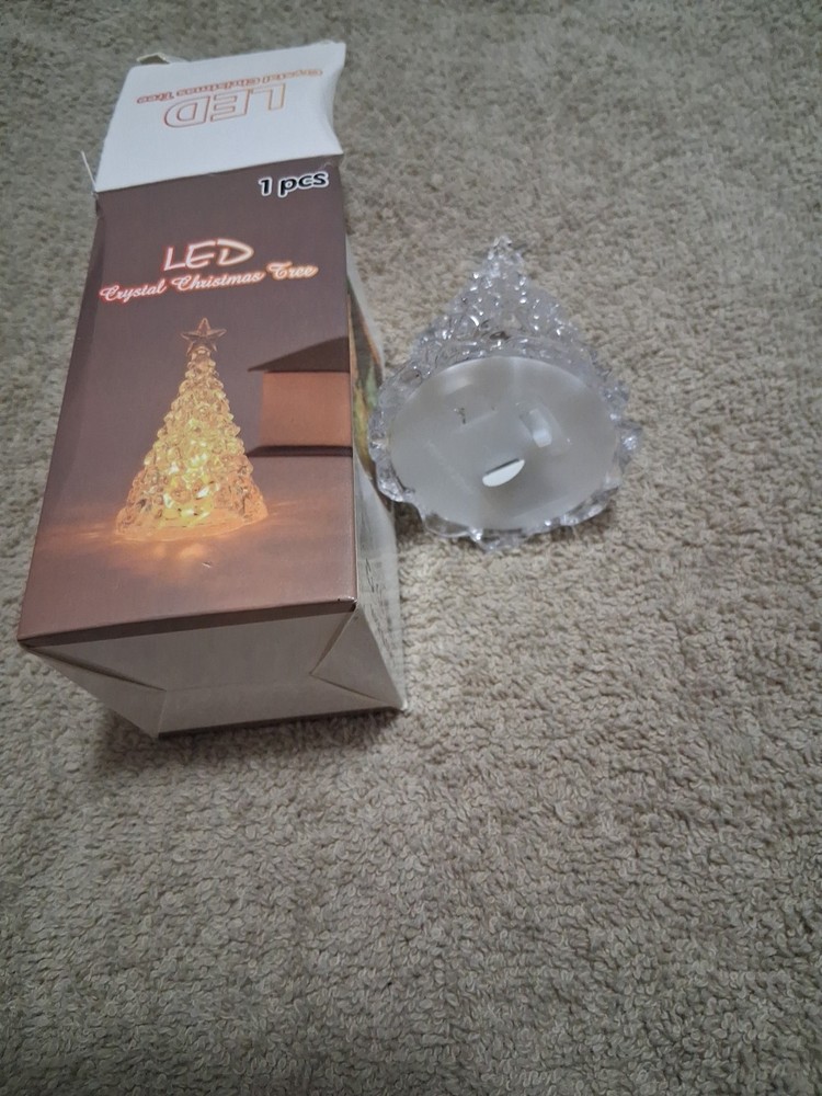 LED Christmas tree crystal