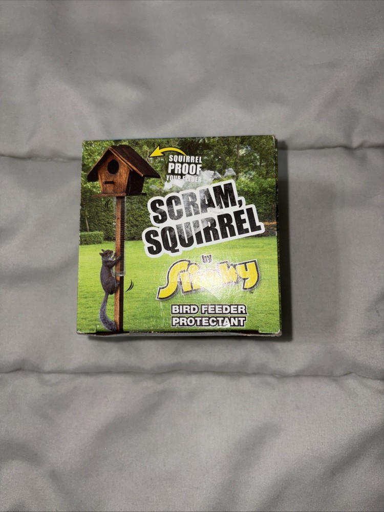 Scram, Squirrel by Slinky, Squirrel-Proof Bird Feeder Accessory Multicolor