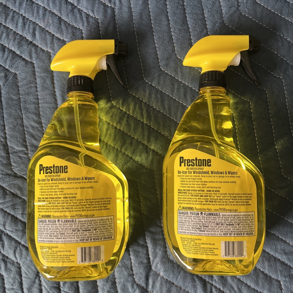 Prestone Trigger Spray Windshield De-Icer 32oz, 2 Pack