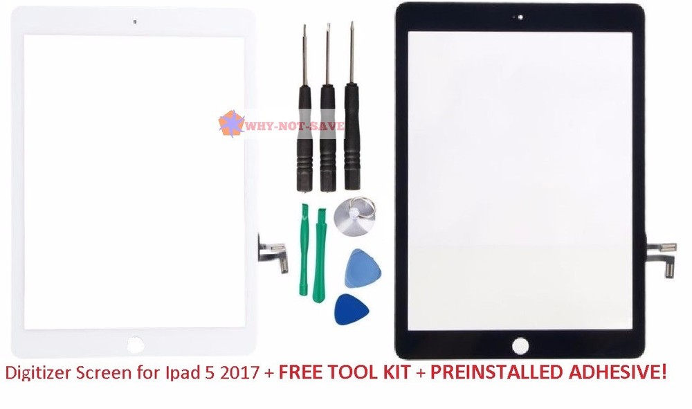 Touch Glass Digitizer Screen Replacement Part for Ipad 5 2017 5th gen Display