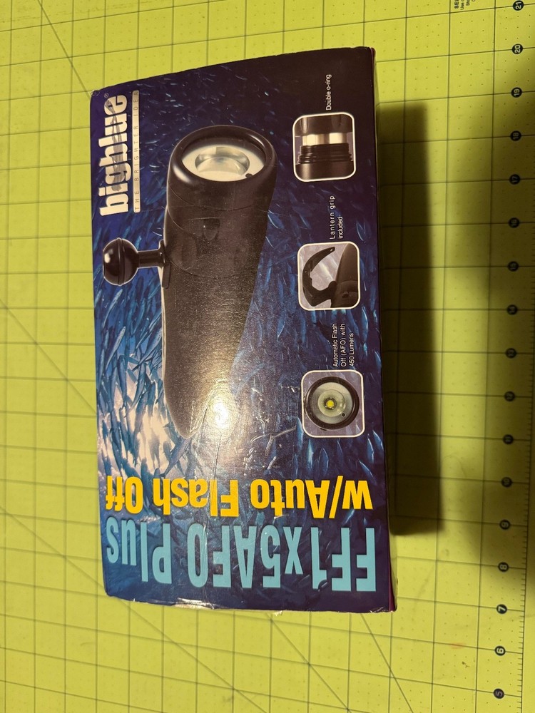 Bigblue FF1X5 Plus Compact Diving Light (AFO, Black)