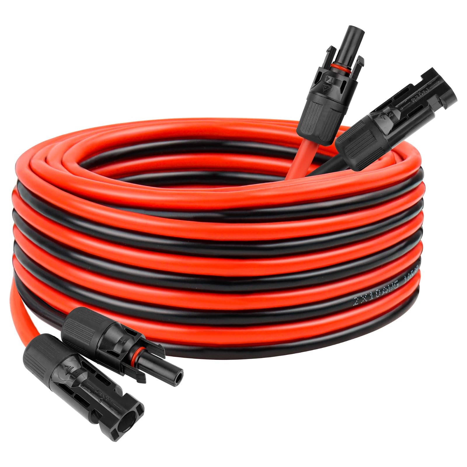 10 AWG Solar Extension Cable 10FT, Flexible Panel 10AWG NO-SLEEVE