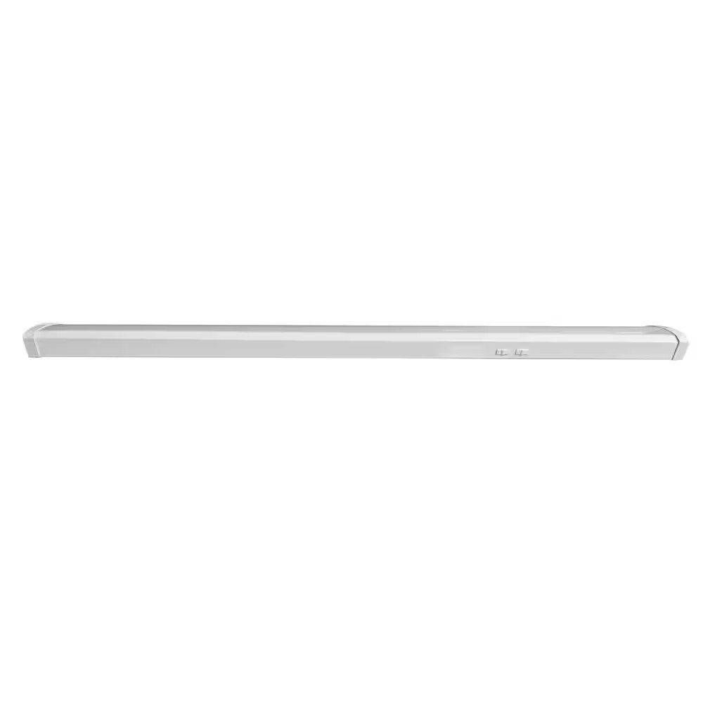 1-Pack 4 Ft. Adjustable Lumen Integrated LED White Slim Wraparound Light 3CCT