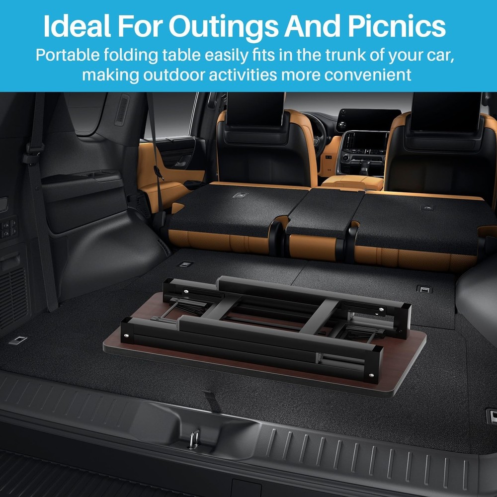 BYMECOST 31.5" Folding Desk, No Assembly Computer Desk, Small Foldable Table ...