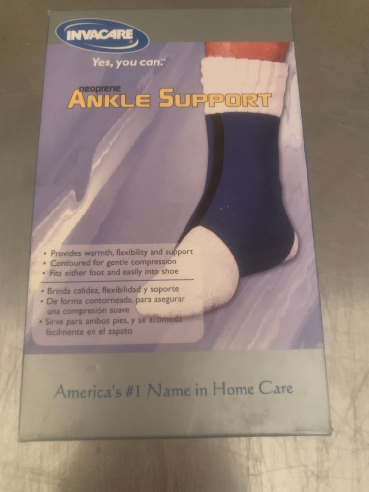 Invacare Ankle Support, Medium, Blue - Bx d5