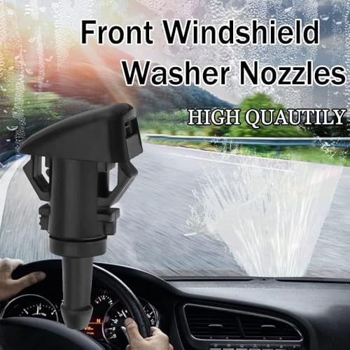 Windshield Washer Nozzles 2 Pack, Front Wiper Spray Jet Replacement, Single