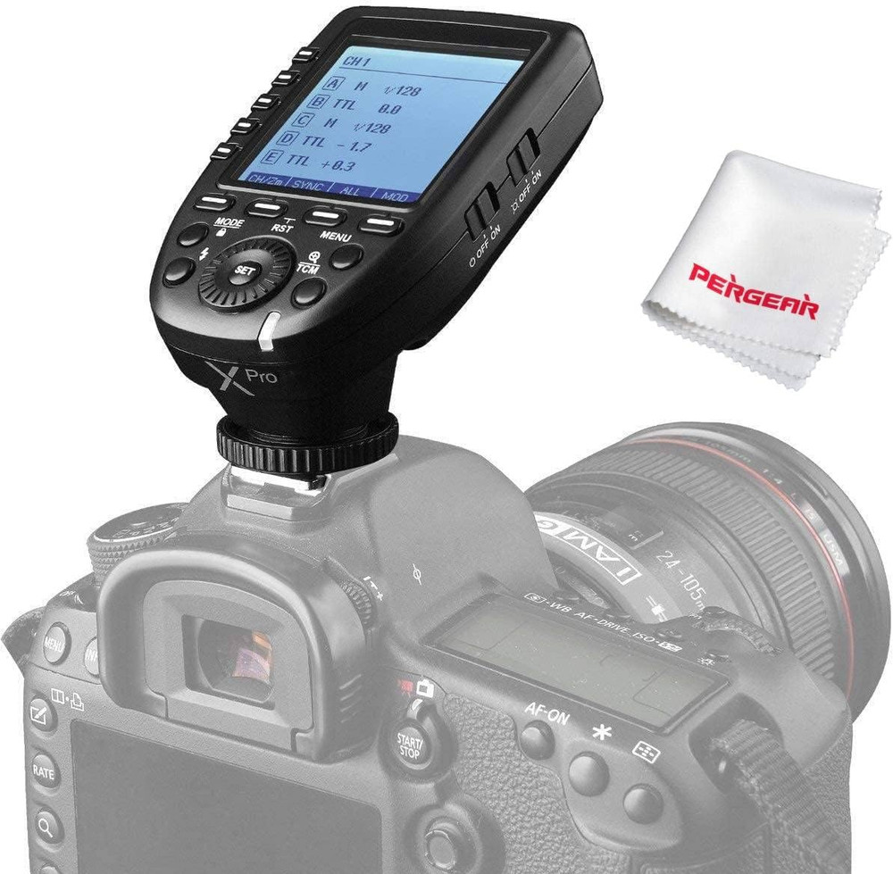 Xpro-N TTL Wireless Flash Trigger for Nikon with 11 Custom Functions & Kit