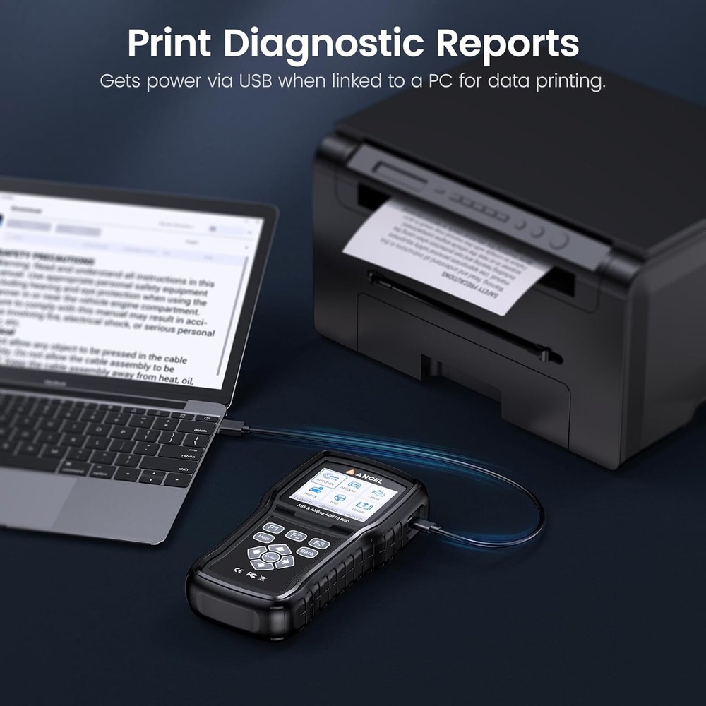 ANCEL AD610 PRO Fit For Land Rover Code Reader Bi-Directional Diagnostic Tool US