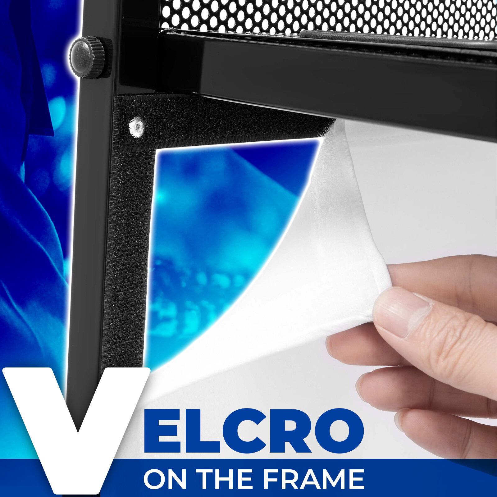 20x40x45" DJ Booth Facade Table Station Event w/Bag Scrims + Foldable Tabletop