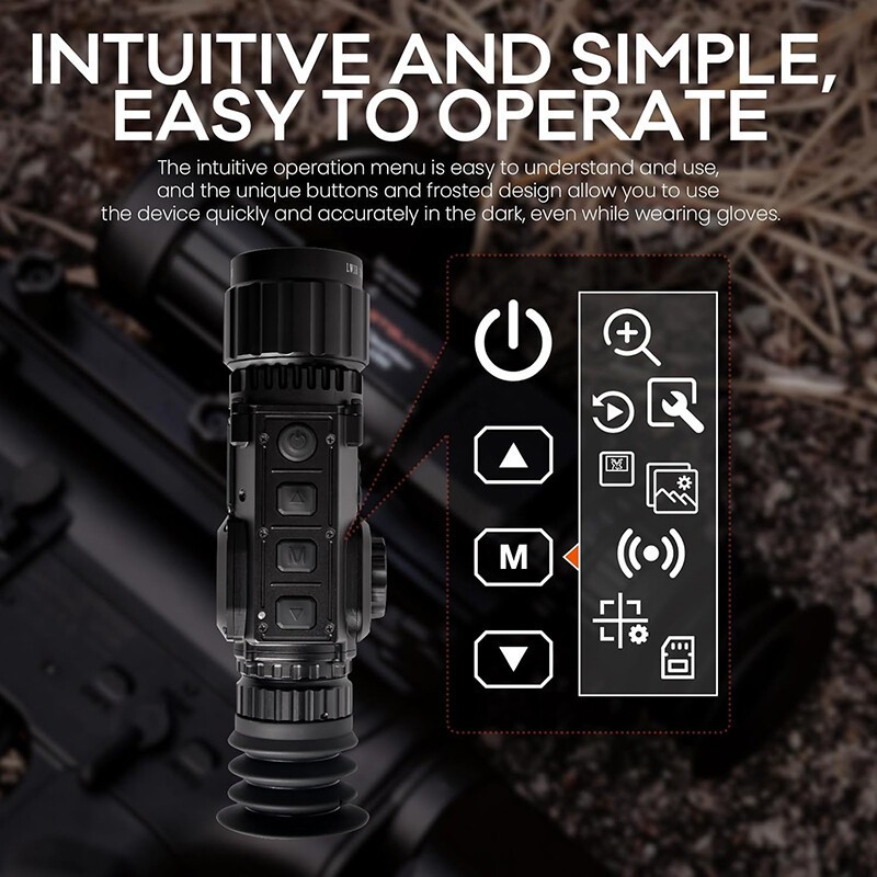 GTGUARD Thermal Scope 384x288 35mm Multi Purpose Mountable Thermal Rifles Scope