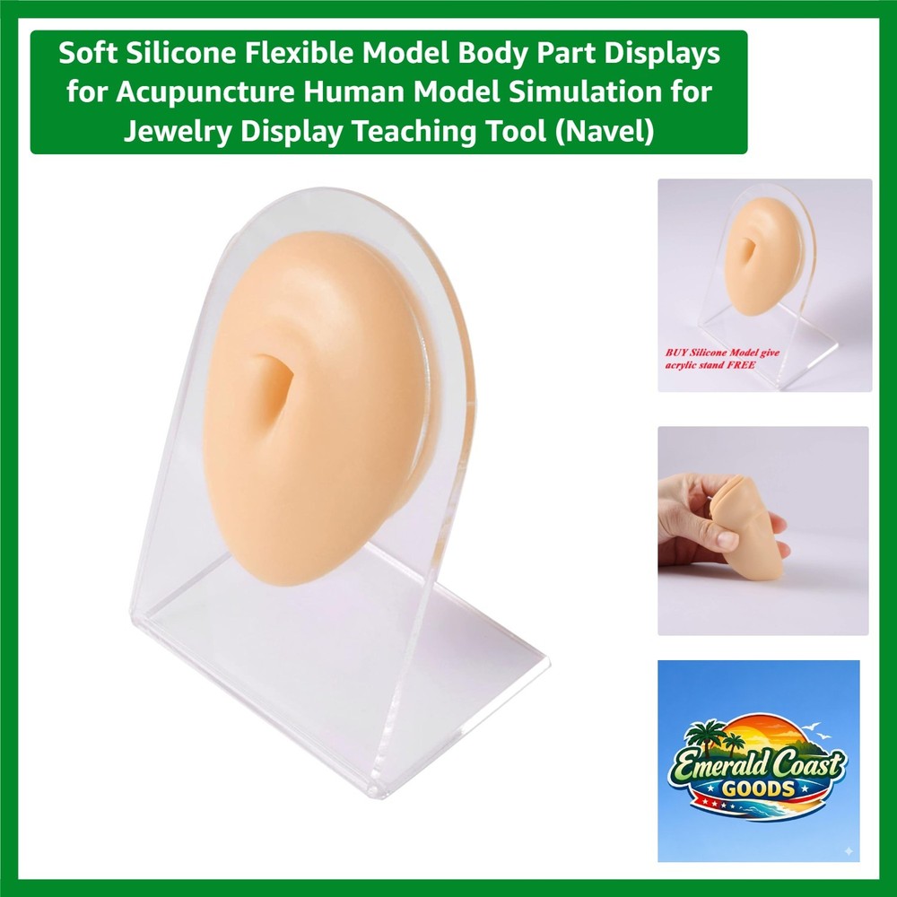 Lightweight 1 Count Silicone Model for Jewelry Teaching & Acupuncture Simulation