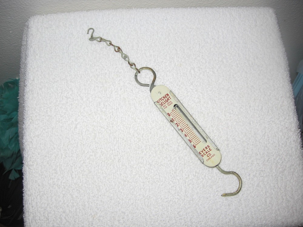 VINTAGE KITCHEN DELIGHT EVERS SCALE CO. CHICAGO