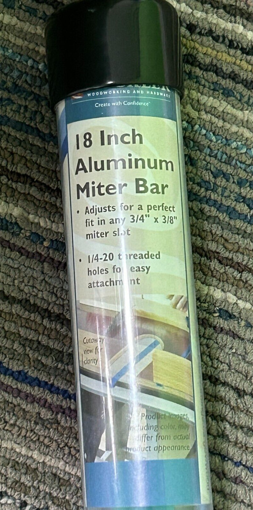 Rockler 18" Aluminum Miter Bar
