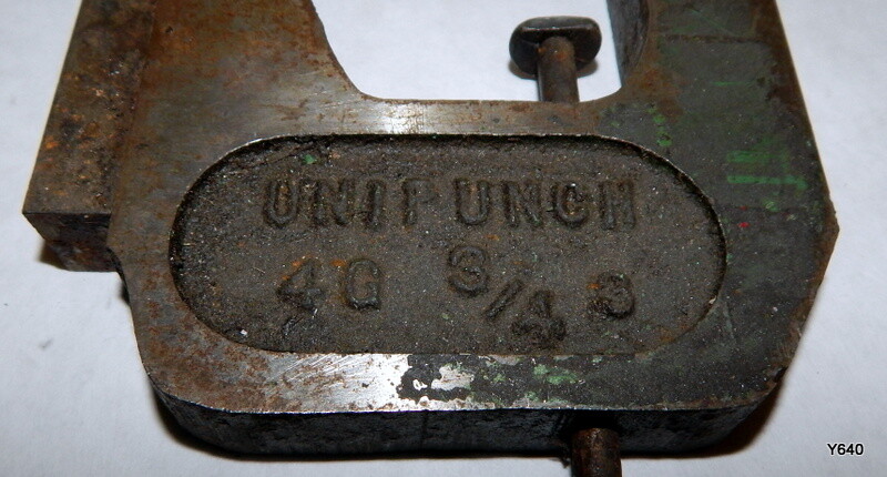 PARTIAL TOOL Strippit Unipunch Unitool 4L 3/4" Frame Punch Die Press Brake