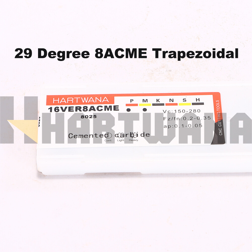 Lathe Threading Tool SER1616H16-V 29° 8ACME Indexable Threading Insert